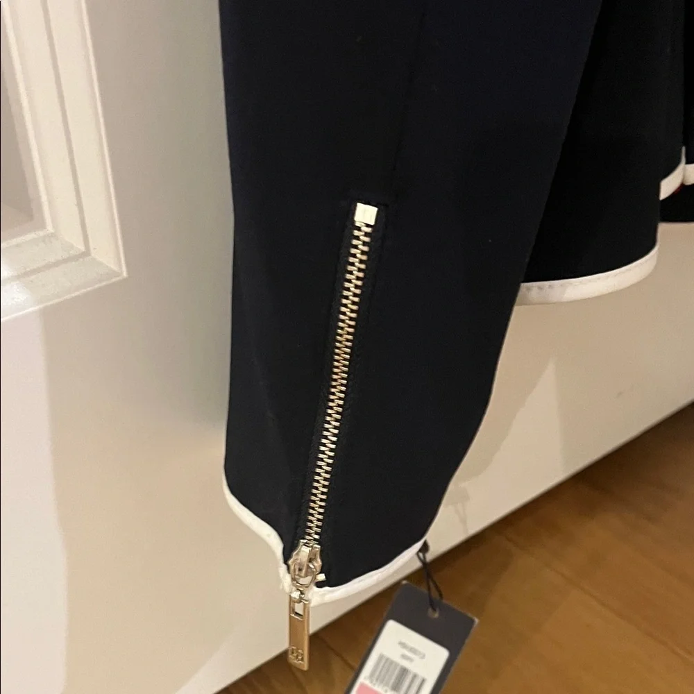 Tommy Hilfiger Navy Blazer with White Trim - Picture 7 of 8